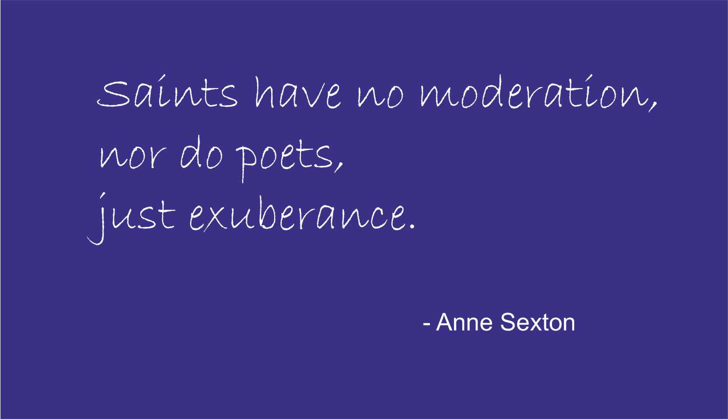 No moderation and administration
